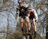 Snead leads Prenzlow in the Elite Men's race. Socal vs. Norcal Cyclocross Championships. © Tim Westmore